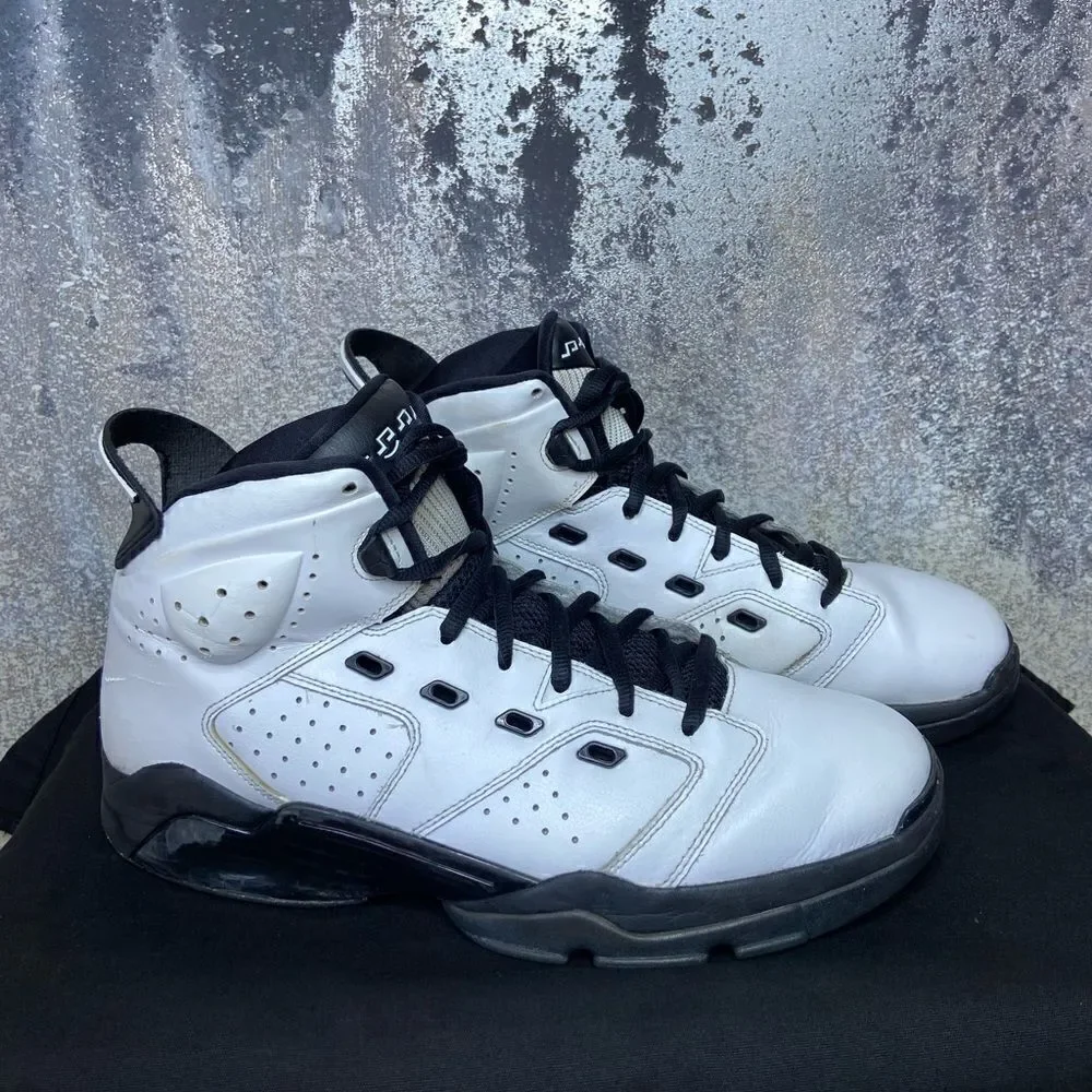 Nike Air Jordan 6 Motorsports White Black Sneakers  Size 12